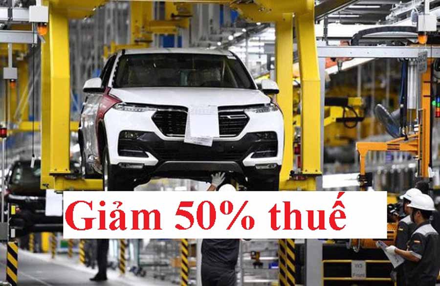 CHÍNH THỨC giảm 50% lệ phí trước bạ đối với ô tô sản xuất, lắp ráp trong nước