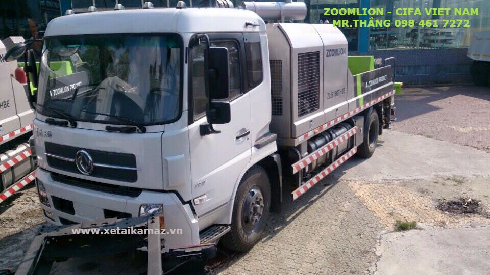 XE BƠM TỰ HÀNH ZOOMLION-CIFA 100 M3/H, ÁP LỰC BƠM 18MPA