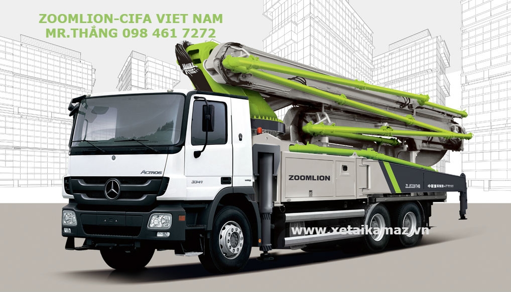 XE BƠM CẦN ZOOMLION - CIFA 43M