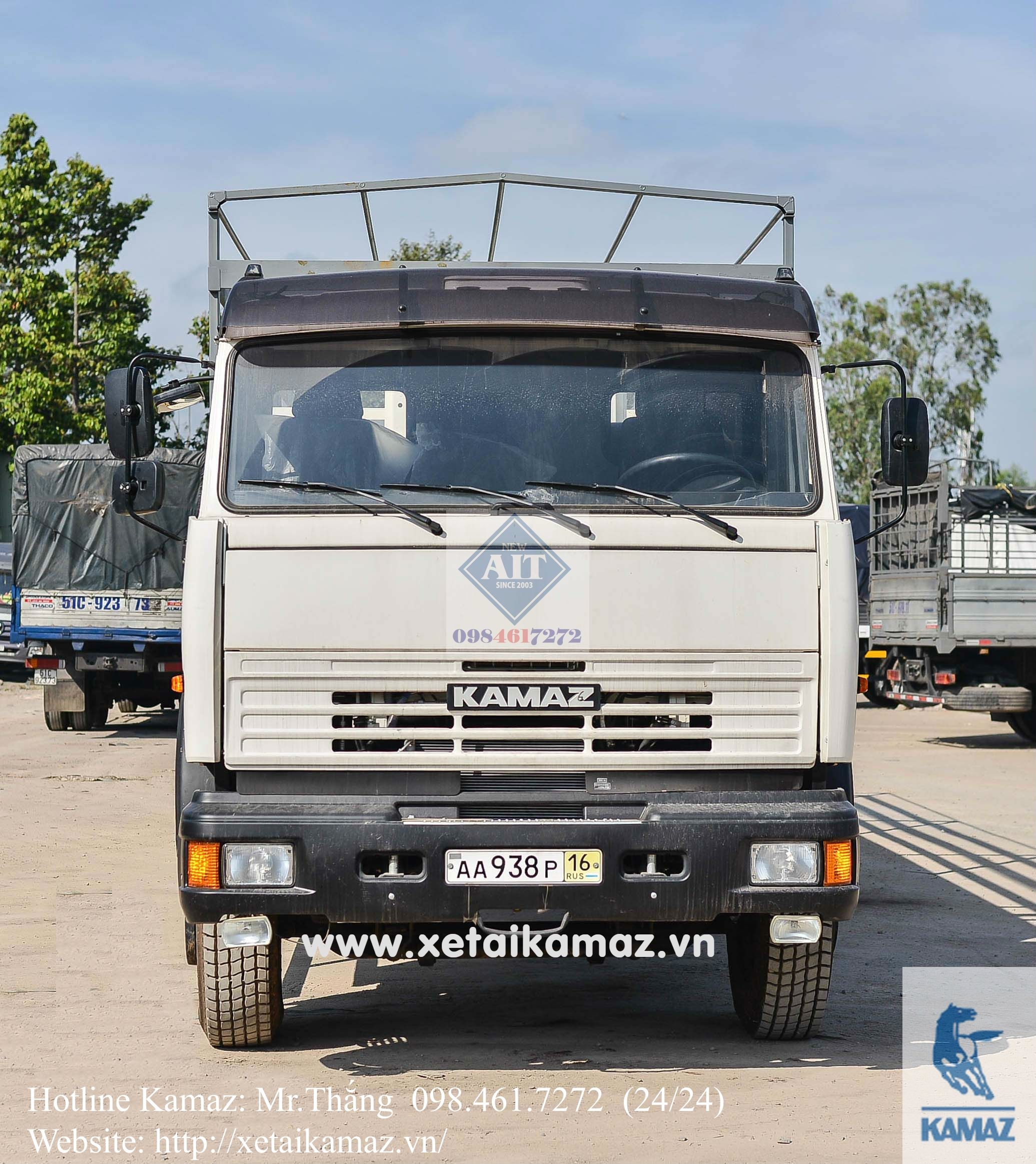 XE TẢI THÙNG KAMAZ 53229 (6x4)| XE TẢI THÙNG KAMAZ 3 CHÂN| THÙNG LỌT LÒNG DÀI 9m1| XE NHẬP KHẨU NGUYÊN CHIẾC TỪ NGA|