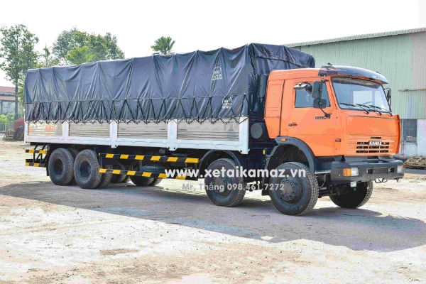 XE TẢI THÙNG KAMAZ 6540 (8x4)| XE TẢI THÙNG 4 CHÂN| XE TẢI THÙNG 4 GIÒ| XE TẢI THÙNG MUI BẠT THÙNG DÀI 8m880