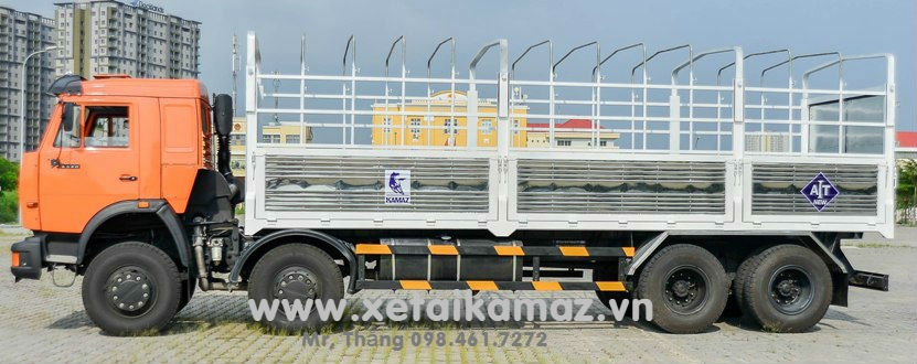 XE TẢI THÙNG KAMAZ 6540 (8x4)|XE TẢI THÙNG 4 CHÂN| XE TẢI THÙNG 4 GIÒ| XE TẢI THÙNG MUI BẠT THÙNG DÀI 7m8