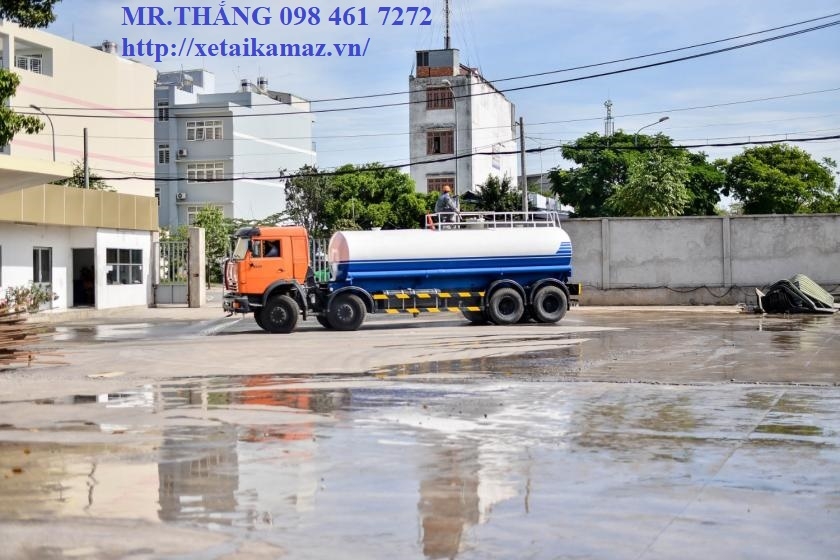 XE KAMAZ 6540 ( 8x4) TƯỚI NƯỚC - CỨU HỎA 17 M3