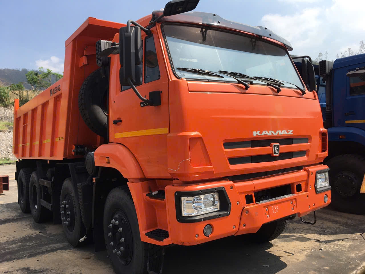 XE BEN KAMAZ 4 CHÂN 6540 ĐỜI 2022 EURO 5 | THÙNG VAT ĐÚC NGUYÊN KHỐI