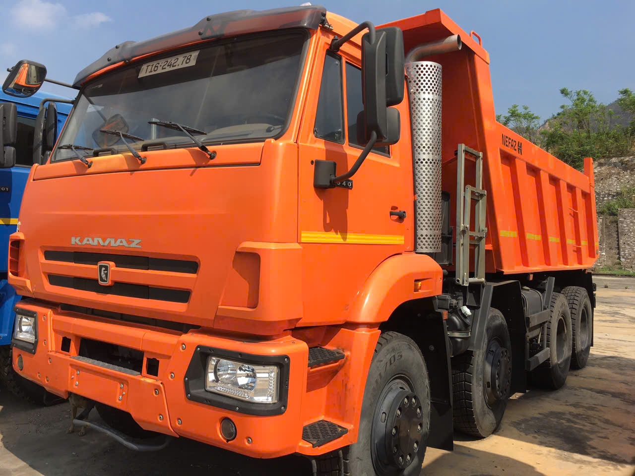 XE BEN KAMAZ 4 CHÂN 6540 ĐỜI 2022 EURO 5 | THÙNG VAT ĐÚC NGUYÊN KHỐI