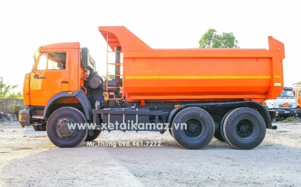 XE BEN KAMAZ 65115 3 CHÂN (6X4) THÙNG ĐÚC OVAL 10 KHỐI| XE BEN KAMAZ 14 TẤN | EURO 3| XE BEN 14 TẤN| XE BEN NHẬP KHẨU