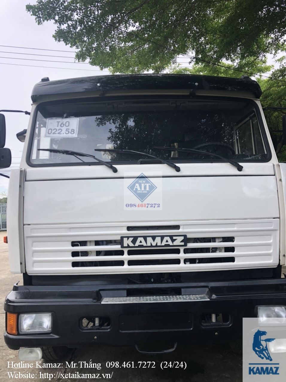 XE TẢI THÙNG KAMAZ 53229 (6x4)| XE TẢI THÙNG KAMAZ 3 CHÂN| THÙNG LỌT LÒNG DÀI 7m2| 2017|